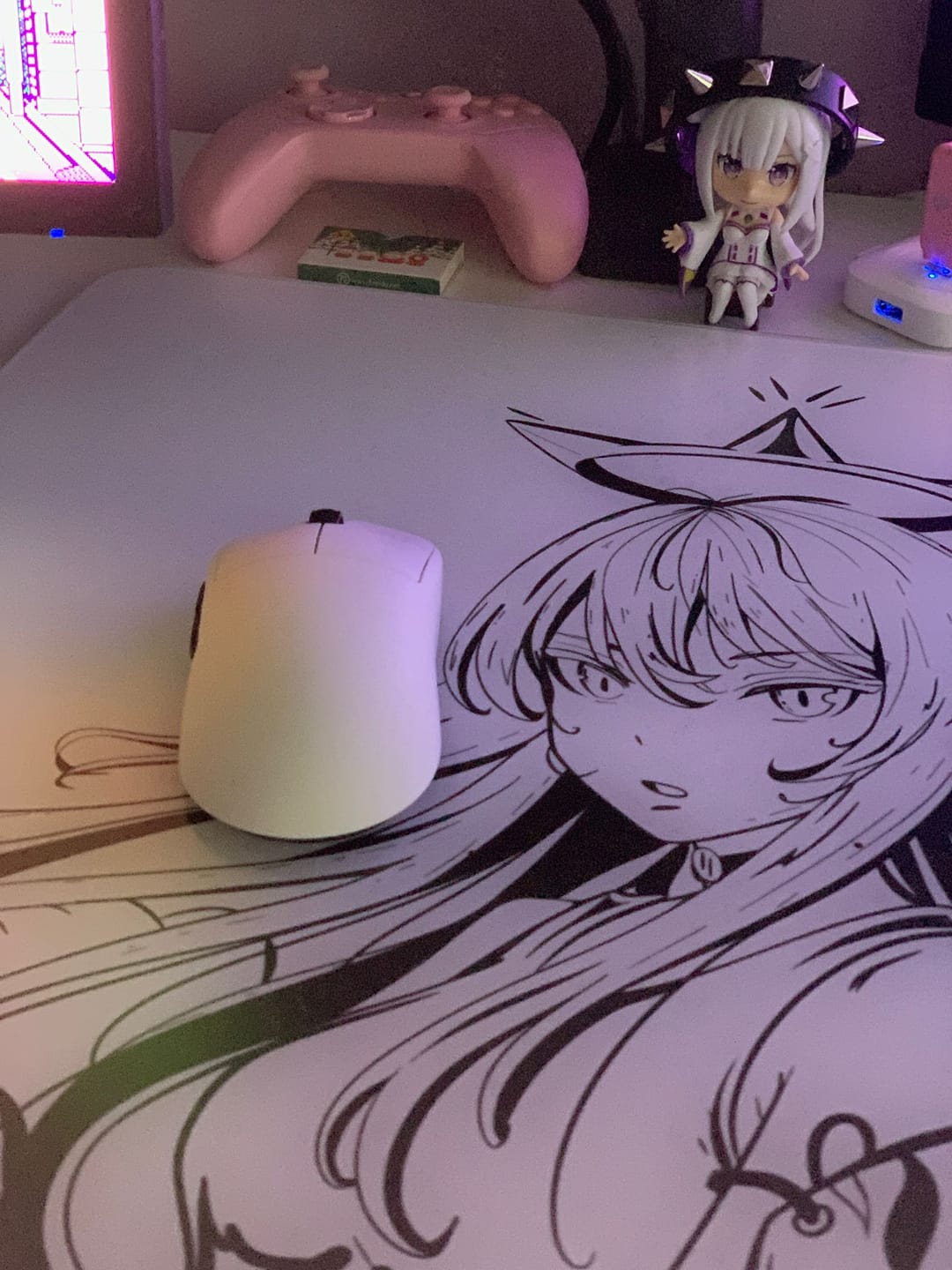 Customer photo review of Wraith Cosmic Glass V2 Cam Mousepad