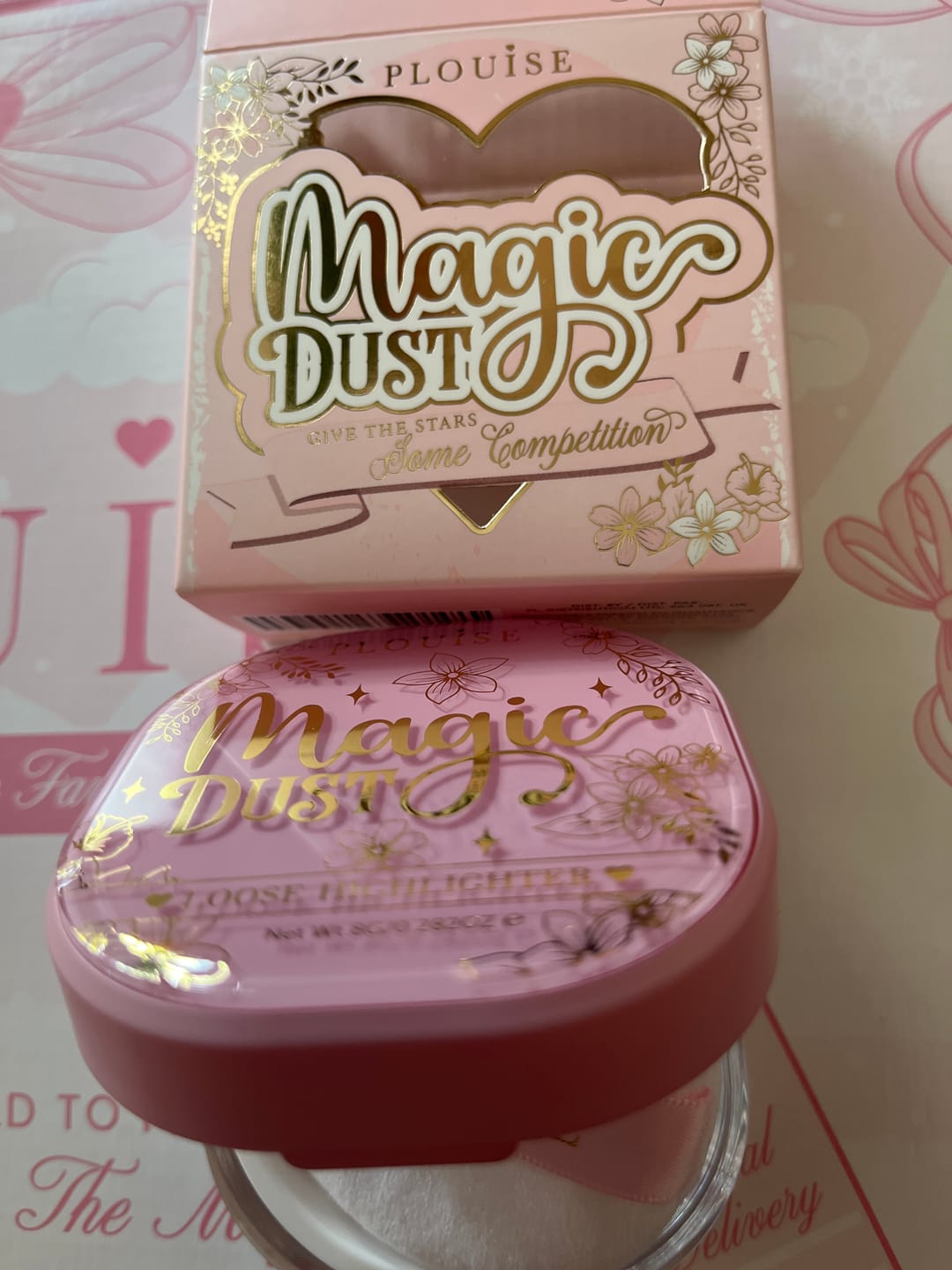 Customer photo review of Magic Dust Loose Highlighter