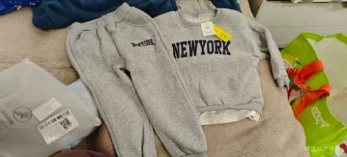 Customer photo review of New York Print Jogger Set