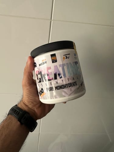 Customer photo review of Creatina PREMIUM 100% Monohidrato de máxima pureza y calidad.