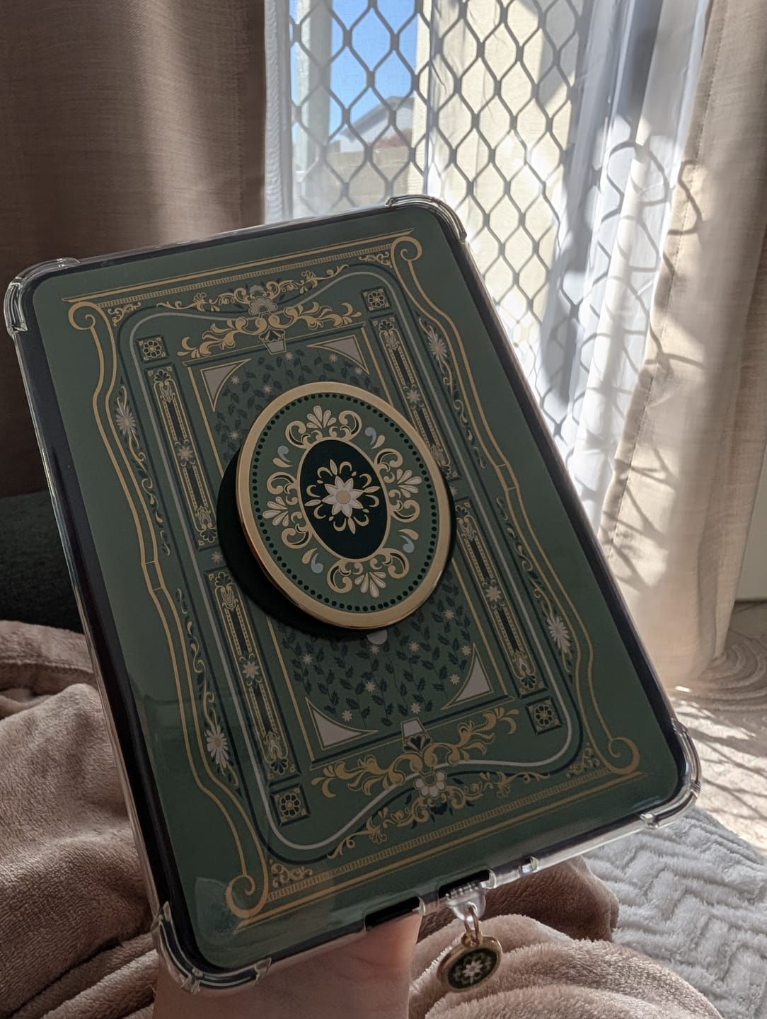 Customer photo review of Literati Sage - eReader Sticker Insert