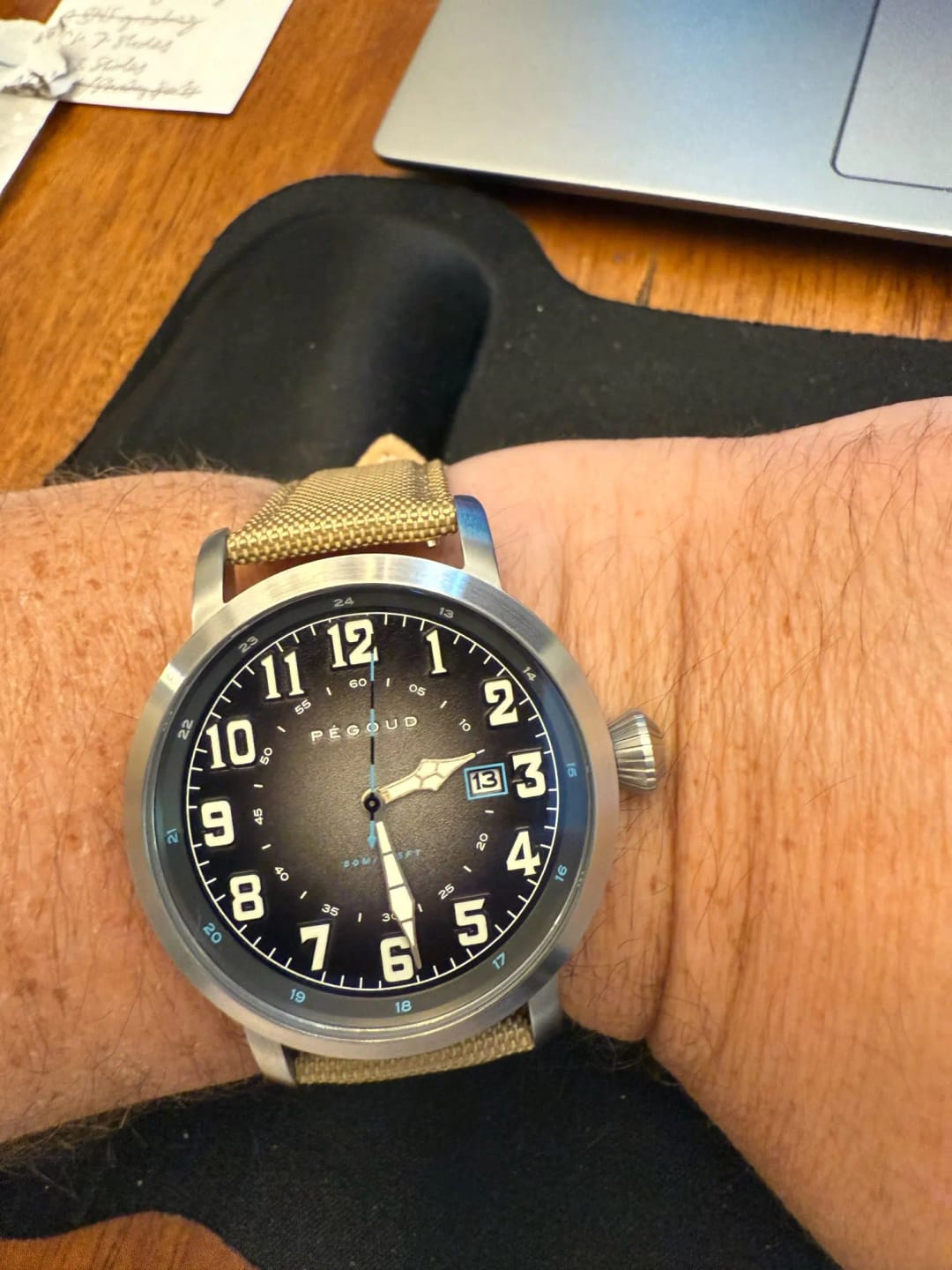 Customer photo review of Amazfit Sailcloth Watch Band Nylon Strap Quick Release Waterproof