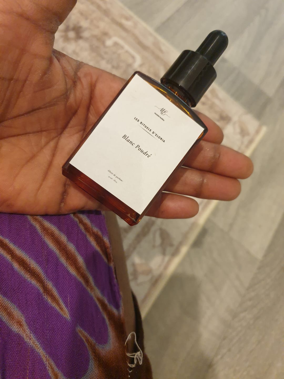 Customer photo review of Blanc Poudré - Élixir de diffusion d'Intérieur