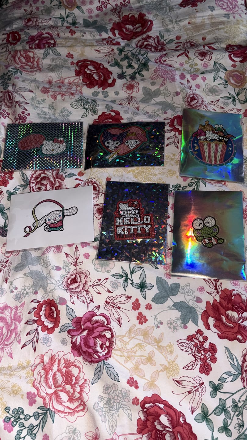 Customer photo review of Hello Kitty And Friends Crystal Art Sticker Album - Starter Pack