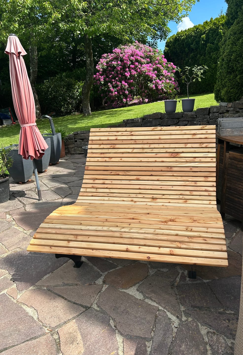 Customer photo review of Holzschutzlasur für Himmelsliegen und Holzbrunnen