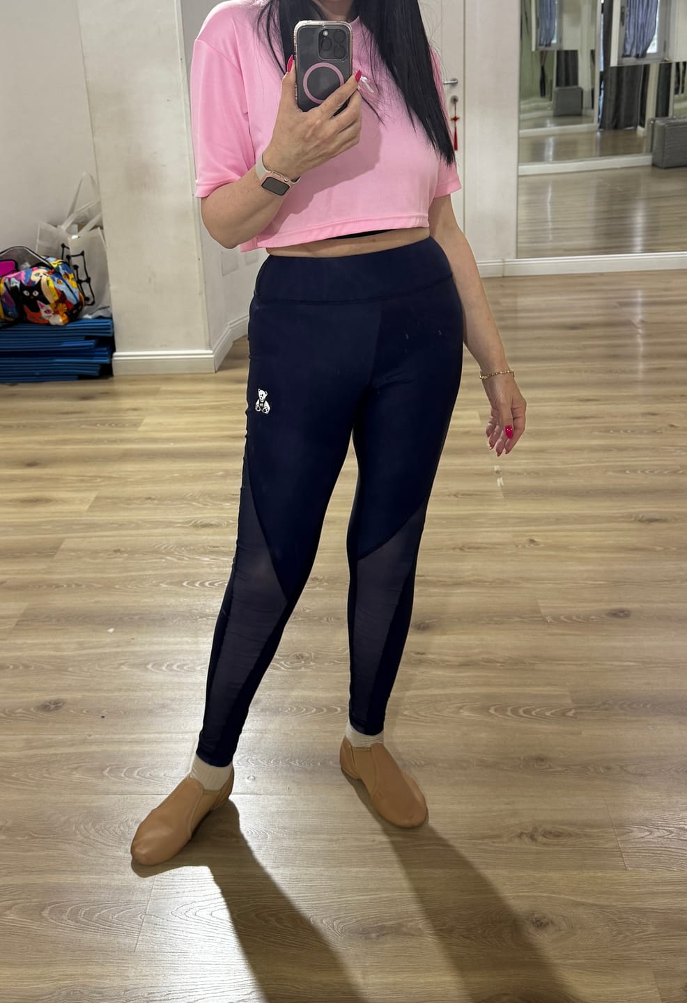 Customer photo review of LEGGINGS PARIS BLUE NAVY