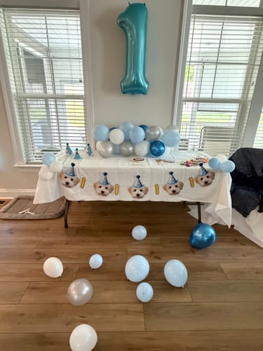 Customer photo review of Lite Personalized Dog Party Pack