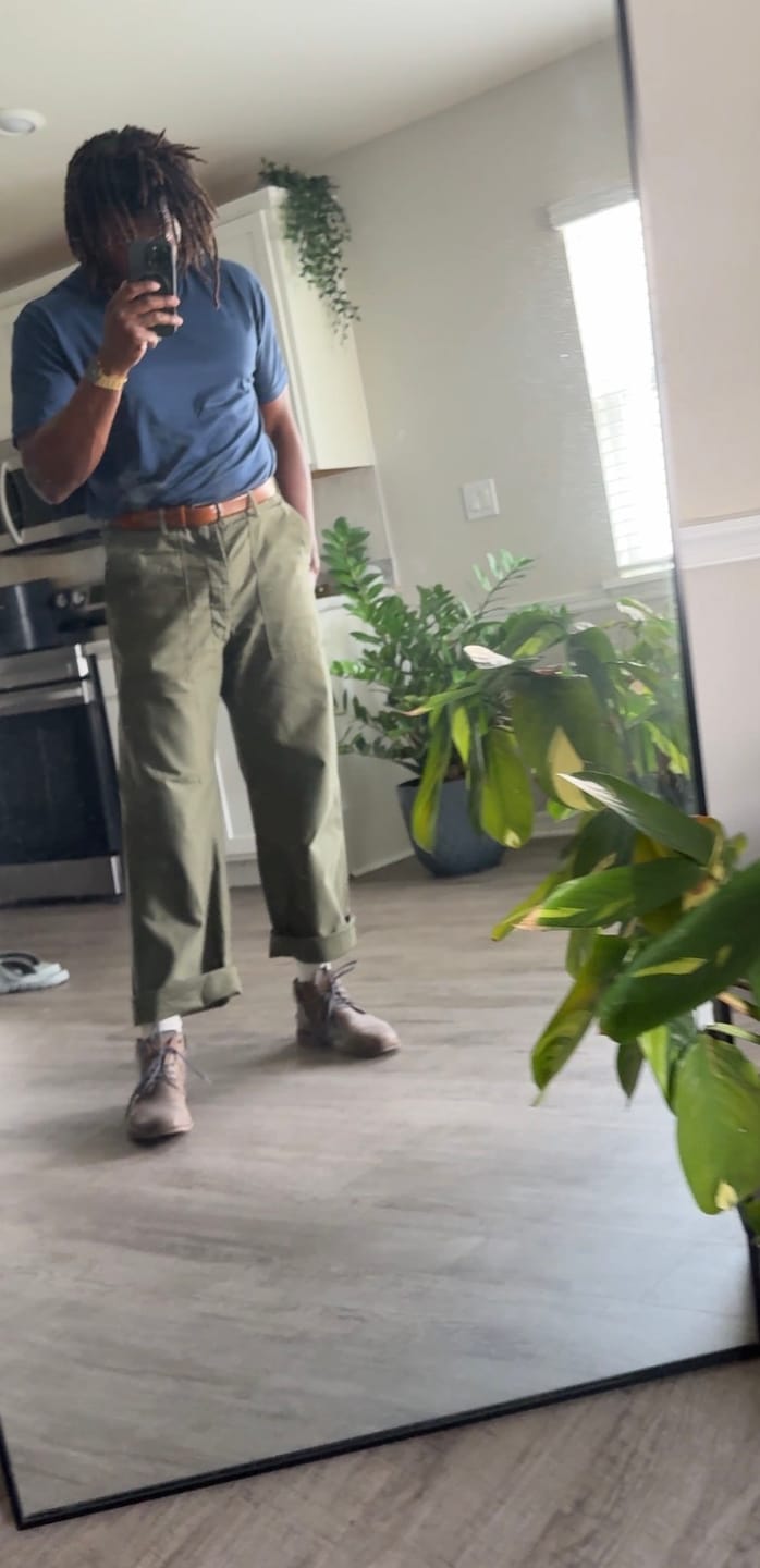 Customer photo review of Vietnam War OG-107 Utility Fatigue Pants