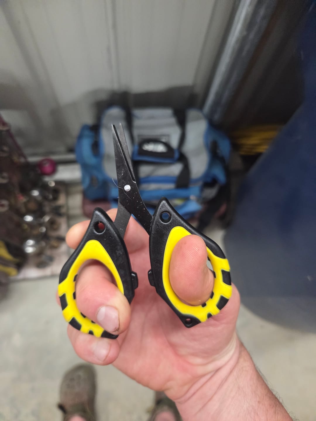 Customer photo review of Mini Scissors for Cutting Braided Fishing Line