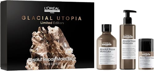 Customer photo review of L'Oréal Professionnel Absolut Repair Molecular Hair Care Gift Set – Shampoo, Serum & Leave-In