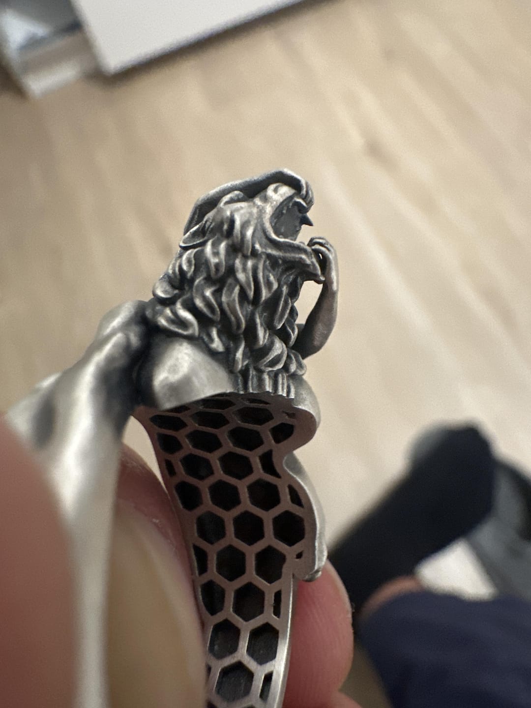 Customer photo review of Hercules and the Nemean Lion Ring