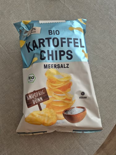 Customer photo review of Bio Kartoffelchips Meersalz