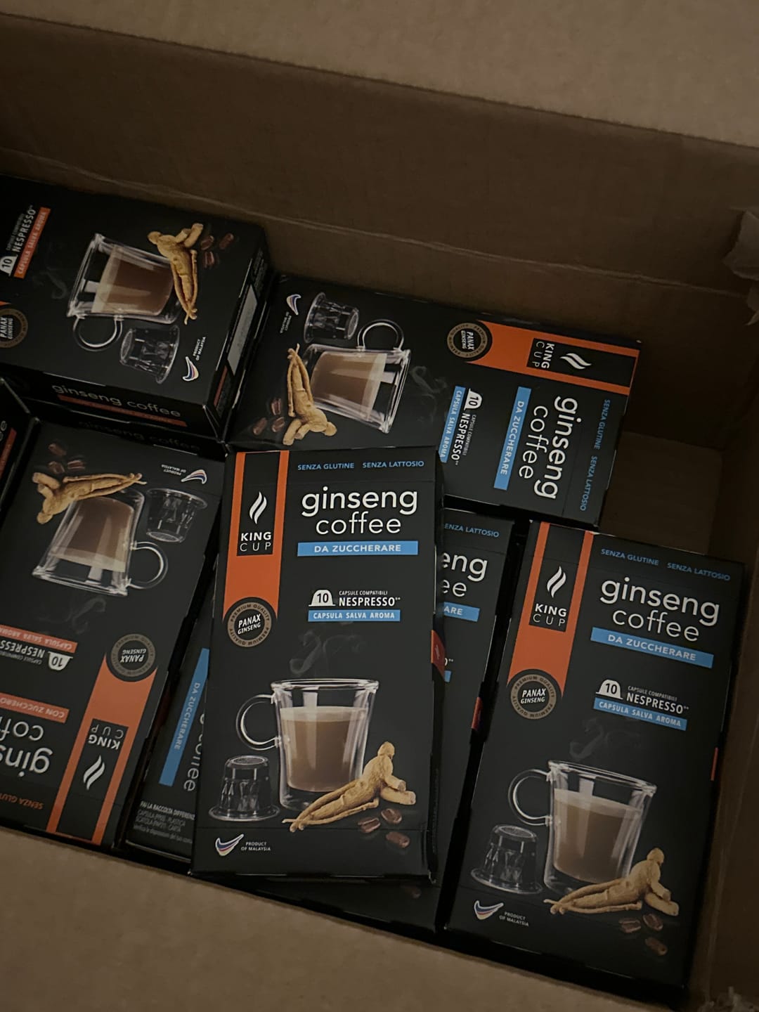 Customer photo review of 120 capsule Nespresso®* Caffè al ginseng da zuccherare