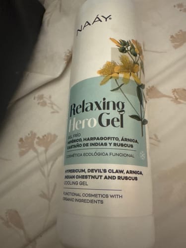 Customer photo review of Relaxing Hero Spray | Spray Corporal Calmante Frío