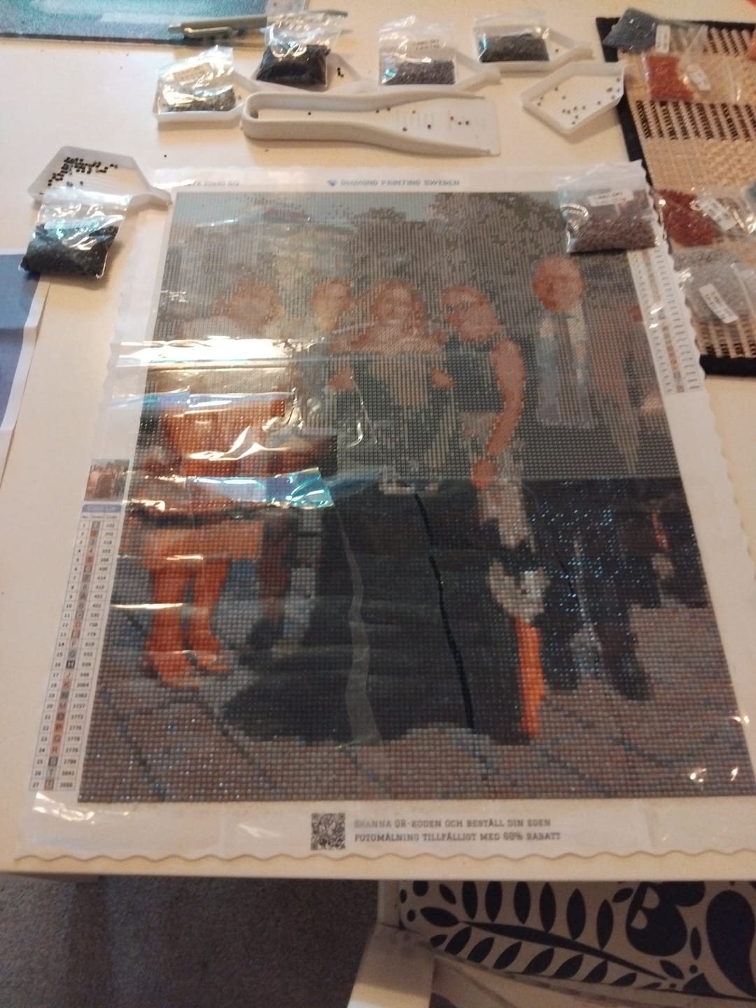 Customer photo review of Eget Foto Diamond Painting