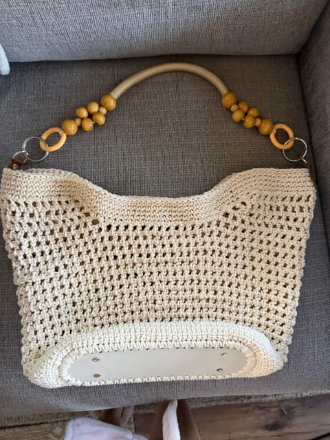 Customer photo review of CrochetPark™ Sunny Beach Tote crochet kit