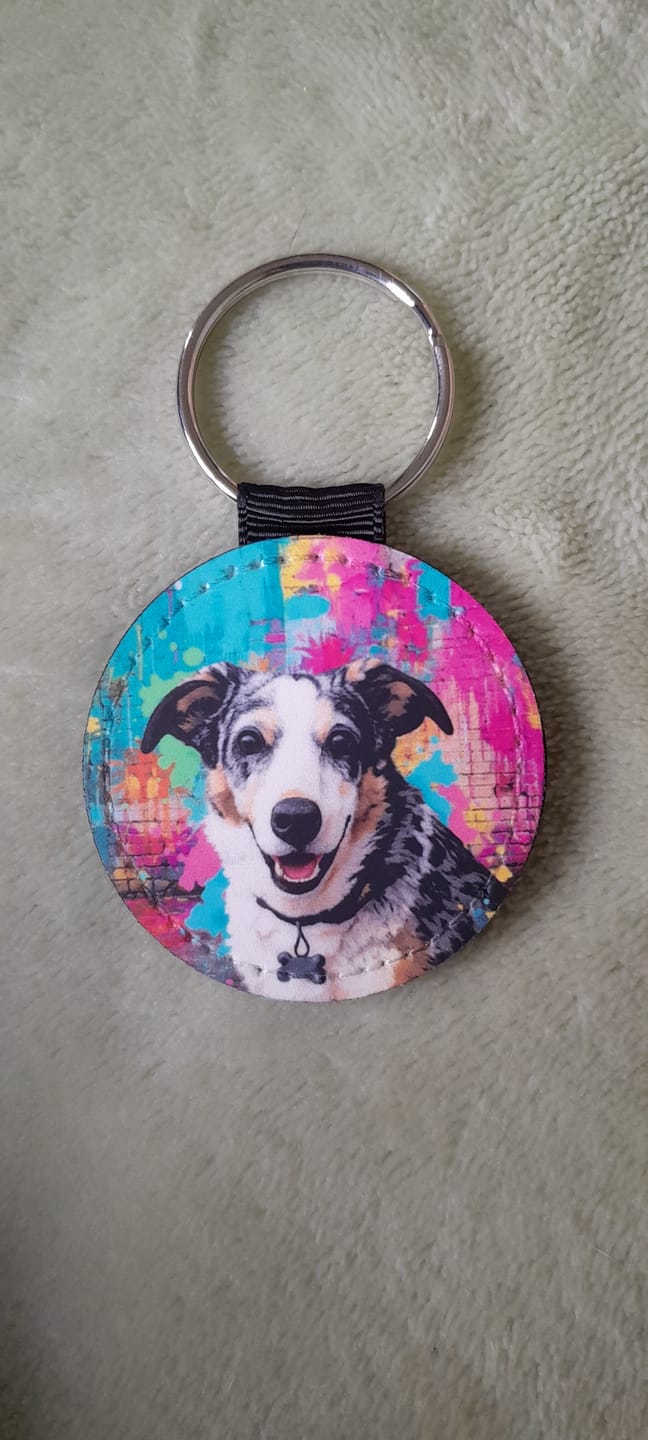 Customer photo review of Streetart - Personalised Keychain