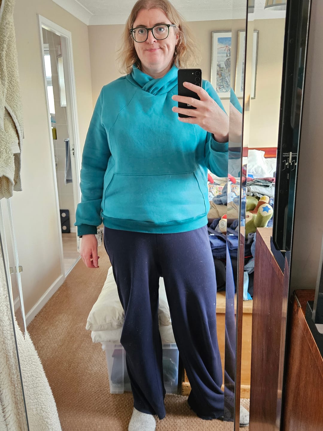 Customer photo review of Plain Sweatshirt Fabric