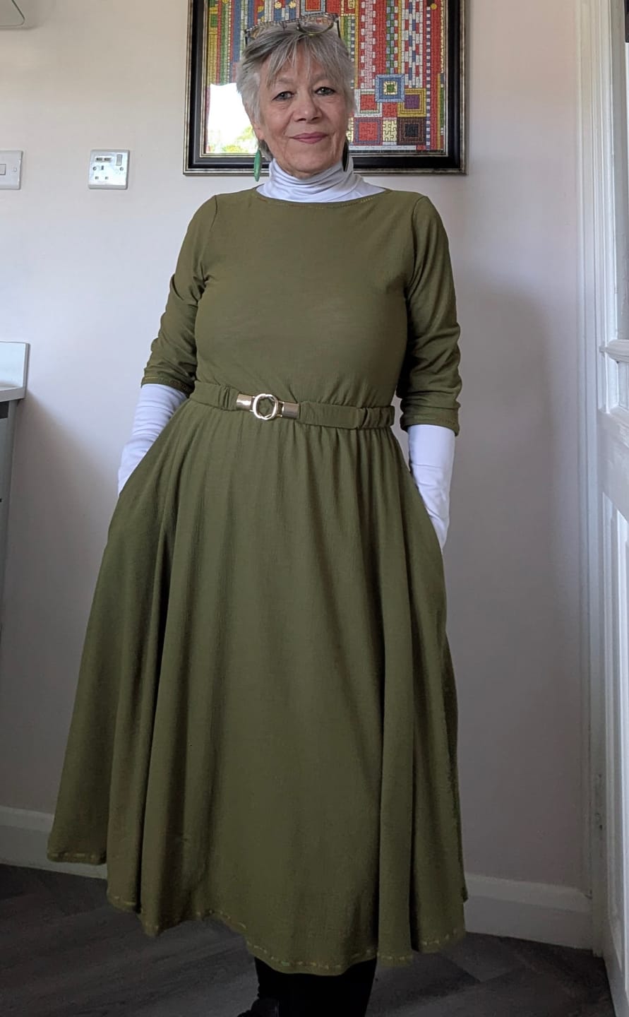 Customer photo review of Special Offer Plain Jersey Fabric