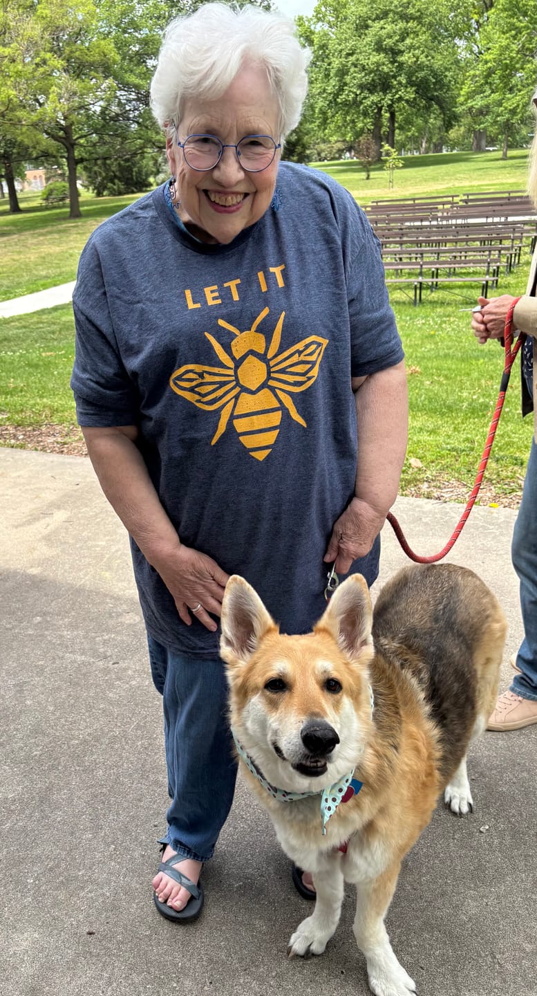 Customer photo review of Let It Bee T-Shirt