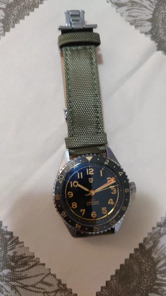 Customer photo review of Amazfit Sailcloth Watch Band Nylon Strap Quick Release Waterproof