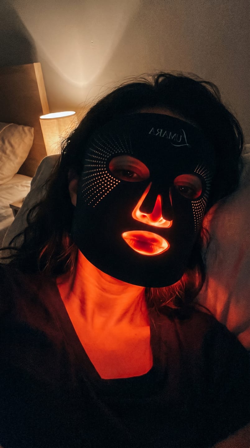 Customer photo review of Lumara Máscara LED