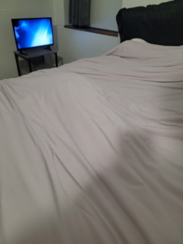 Customer photo review of CloudCool™ Cooling Comforter
