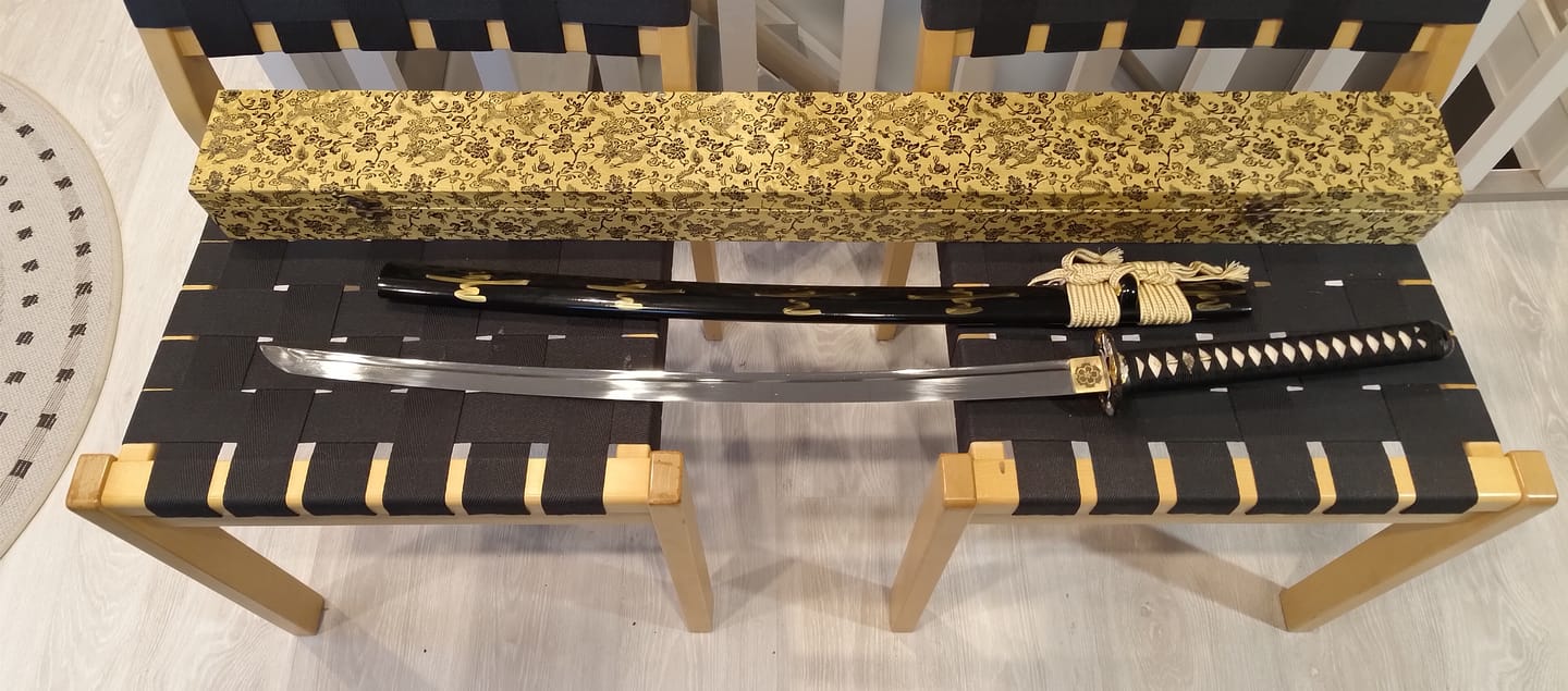 Customer photo review of Custom Japanese Sword