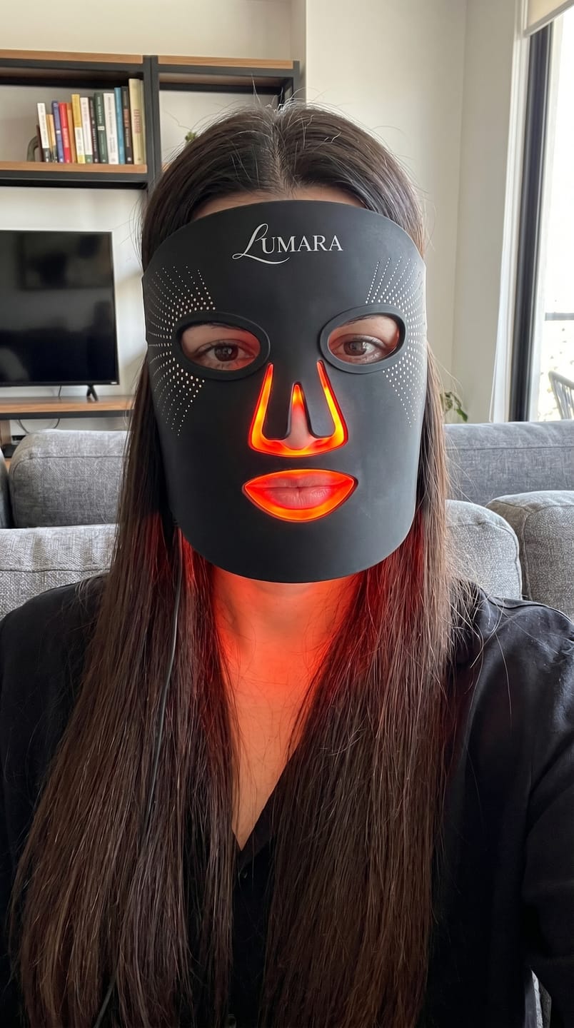 Customer photo review of Lumara Máscara LED