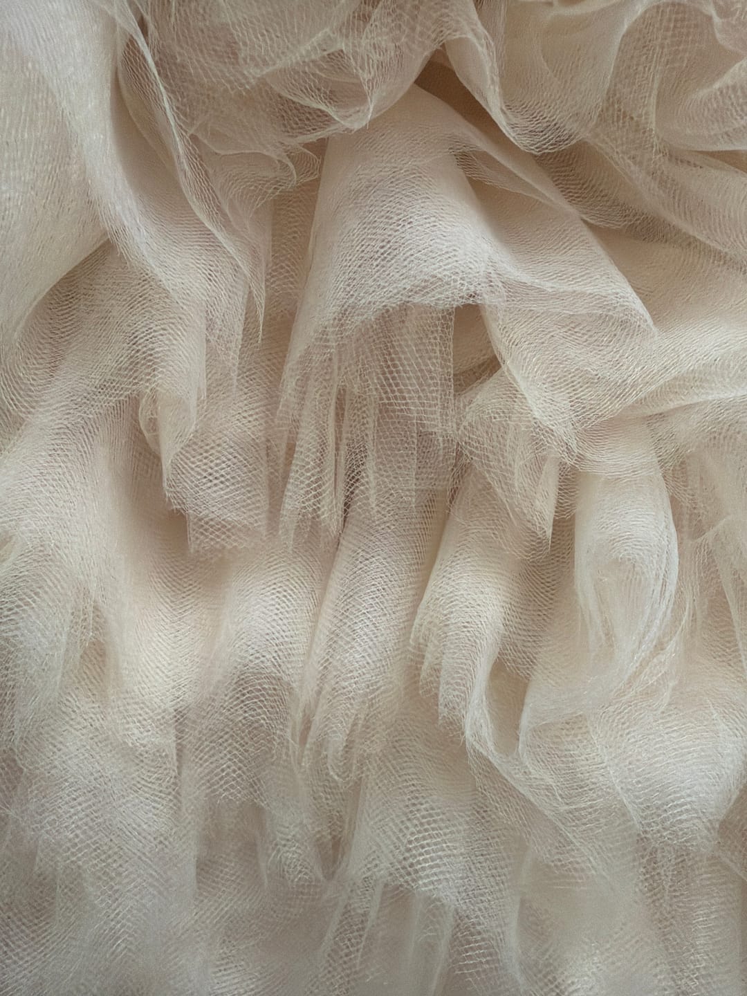 Customer photo review of Decorative Matte Tulle Spool of 6 inch X 100 yards