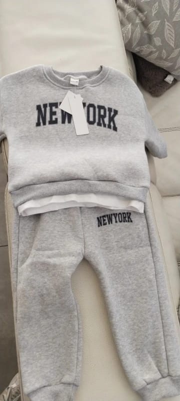 Customer photo review of New York Print Jogger Set