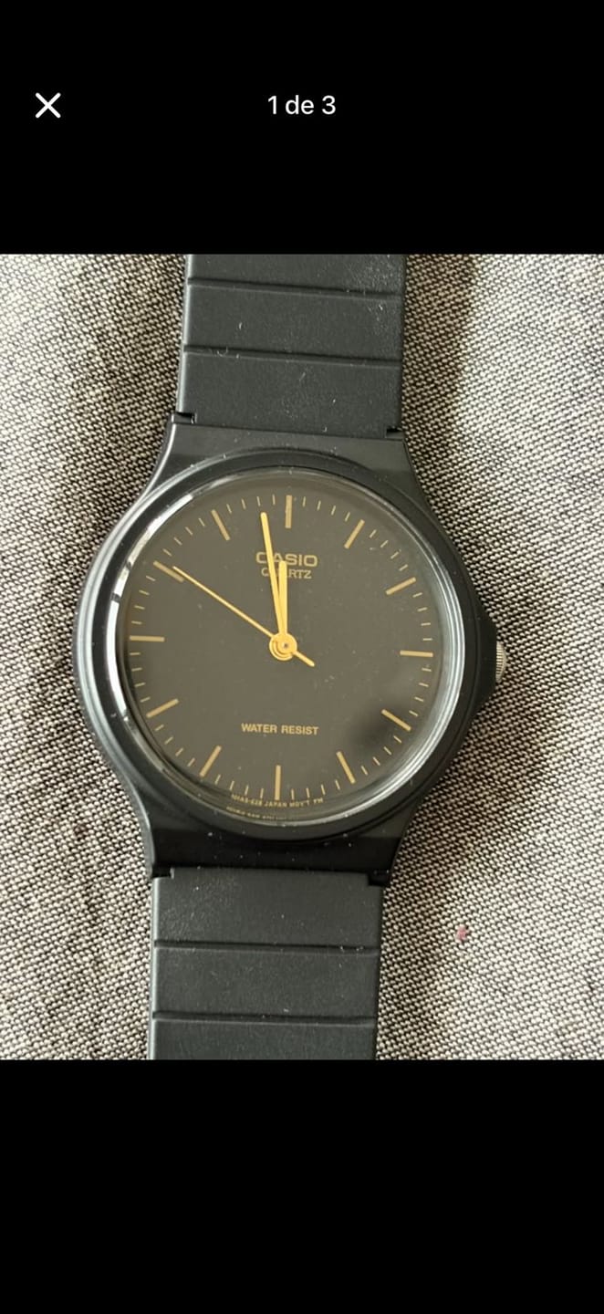 Customer photo review of Reloj Casio Vintage MQ-24-1ELDF Negro Flat