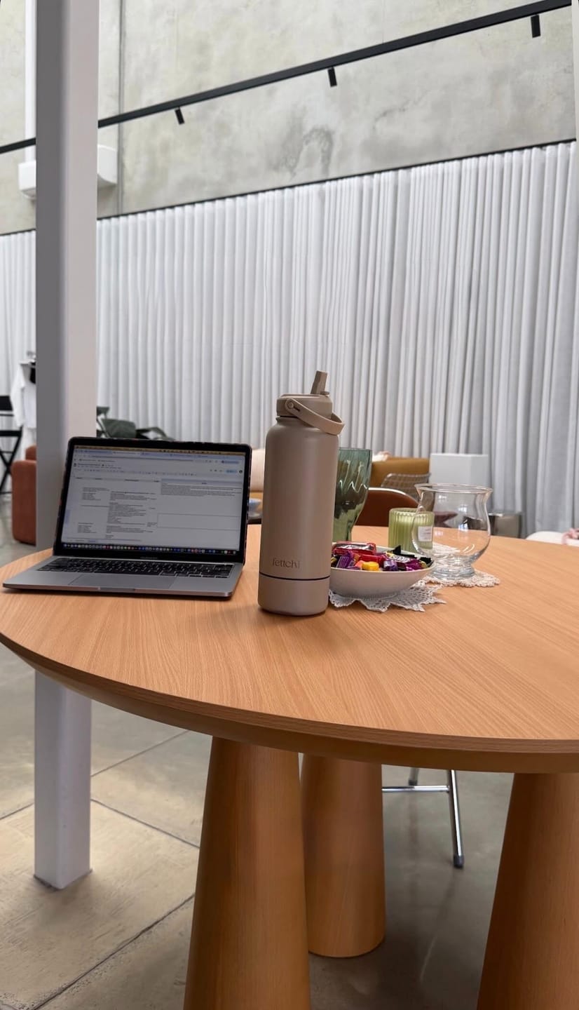 Customer photo review of The Fettchi Bottle - Beige