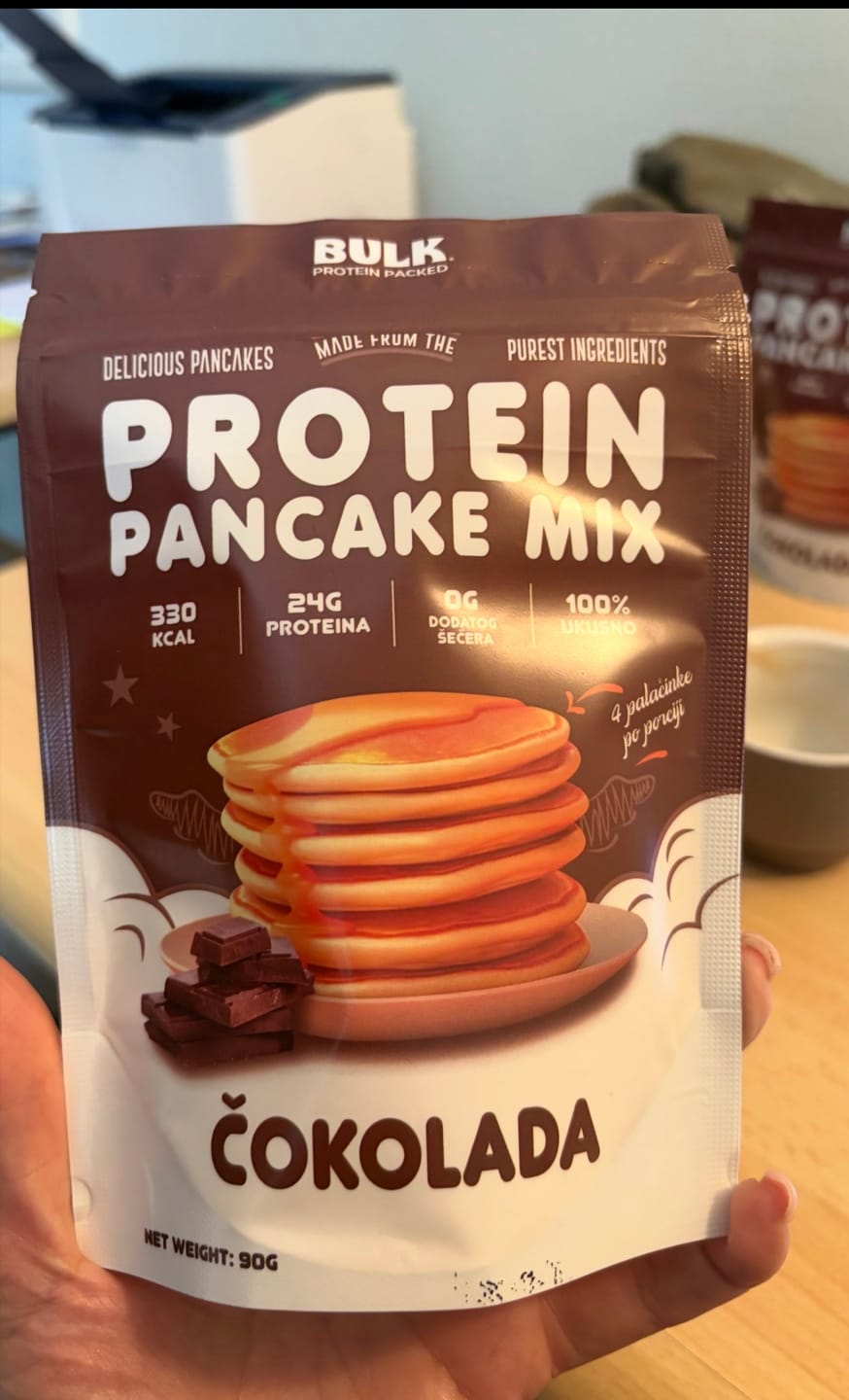 Customer photo review of PROTEIN PANCAKE MIX – Vanila i Čokolada (6 kom)
