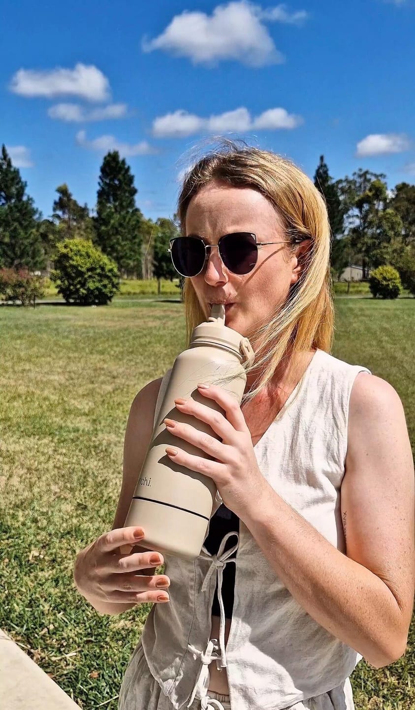 Customer photo review of The Fettchi Bottle - Beige