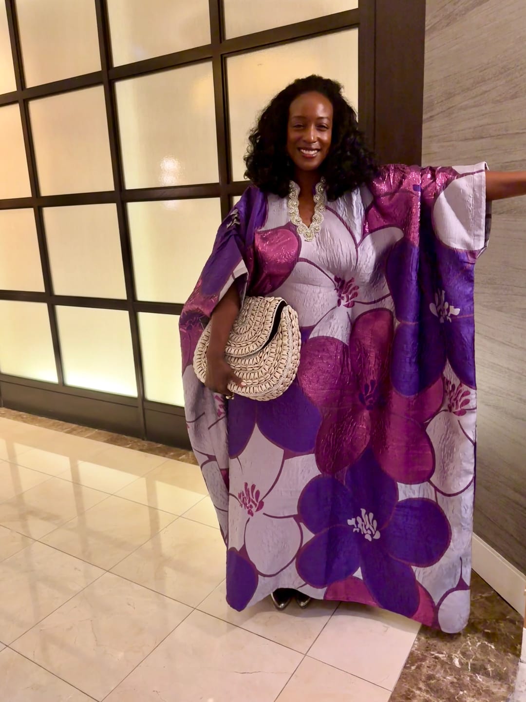 Customer photo review of Bahari Luxe Cowry Shell Clutch