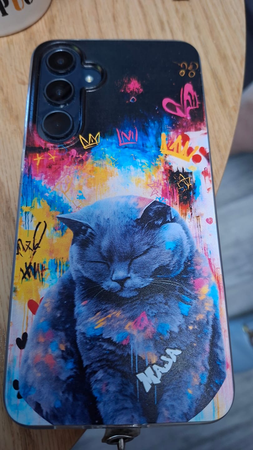 Customer photo review of Personalisierte Handyhülle - Graffiti