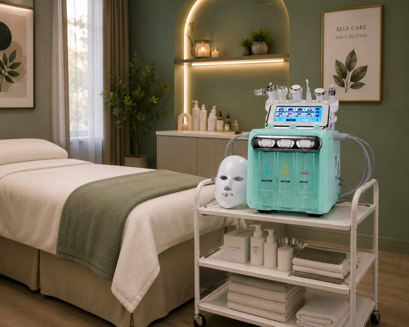 Customer photo review of Latest Gen Hydro Dermabrasion Facial Machine 7 In 1