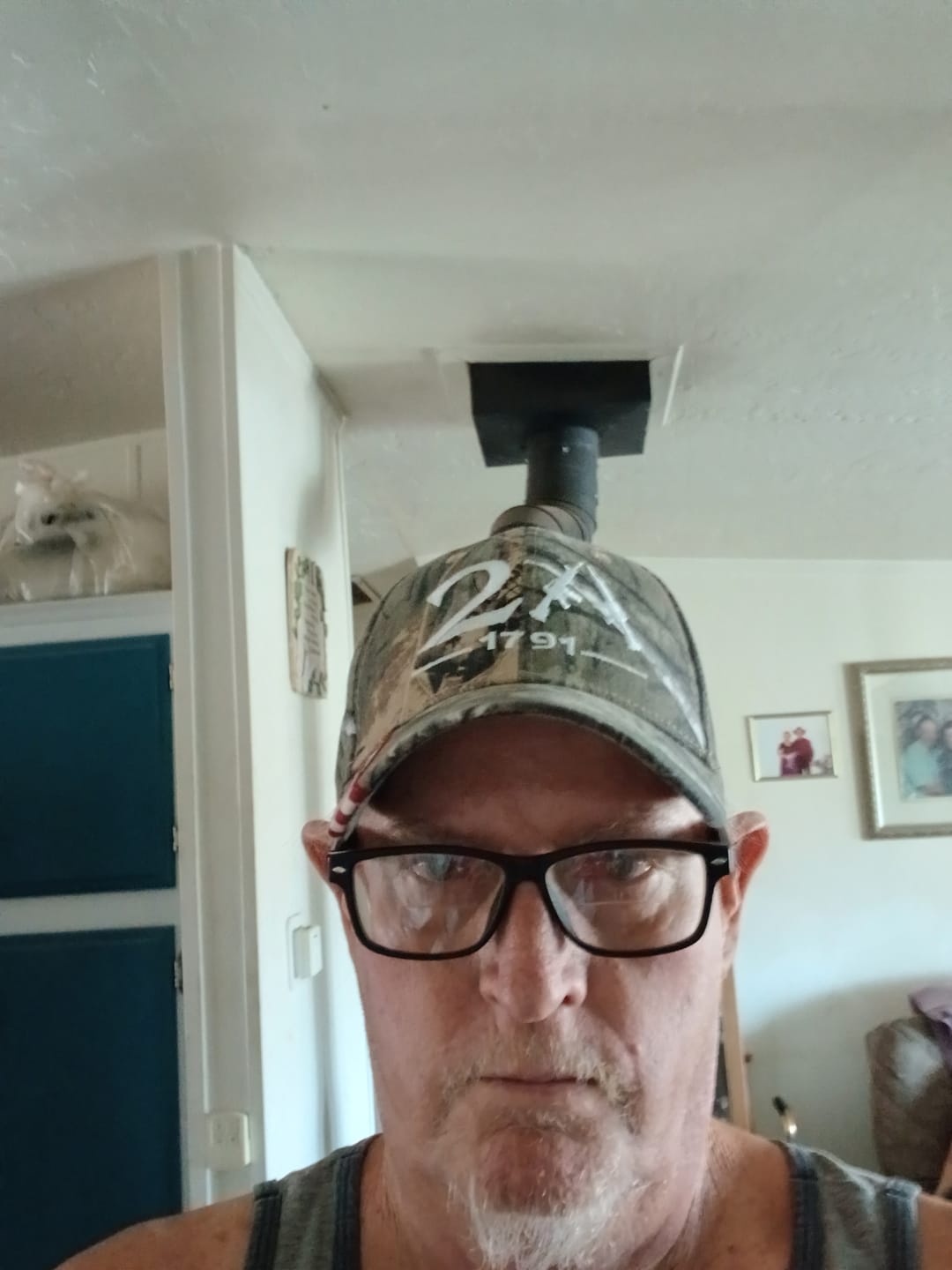 Customer photo review of 2nd Amendment 2A Limited Edition Camo Embroidered Hat