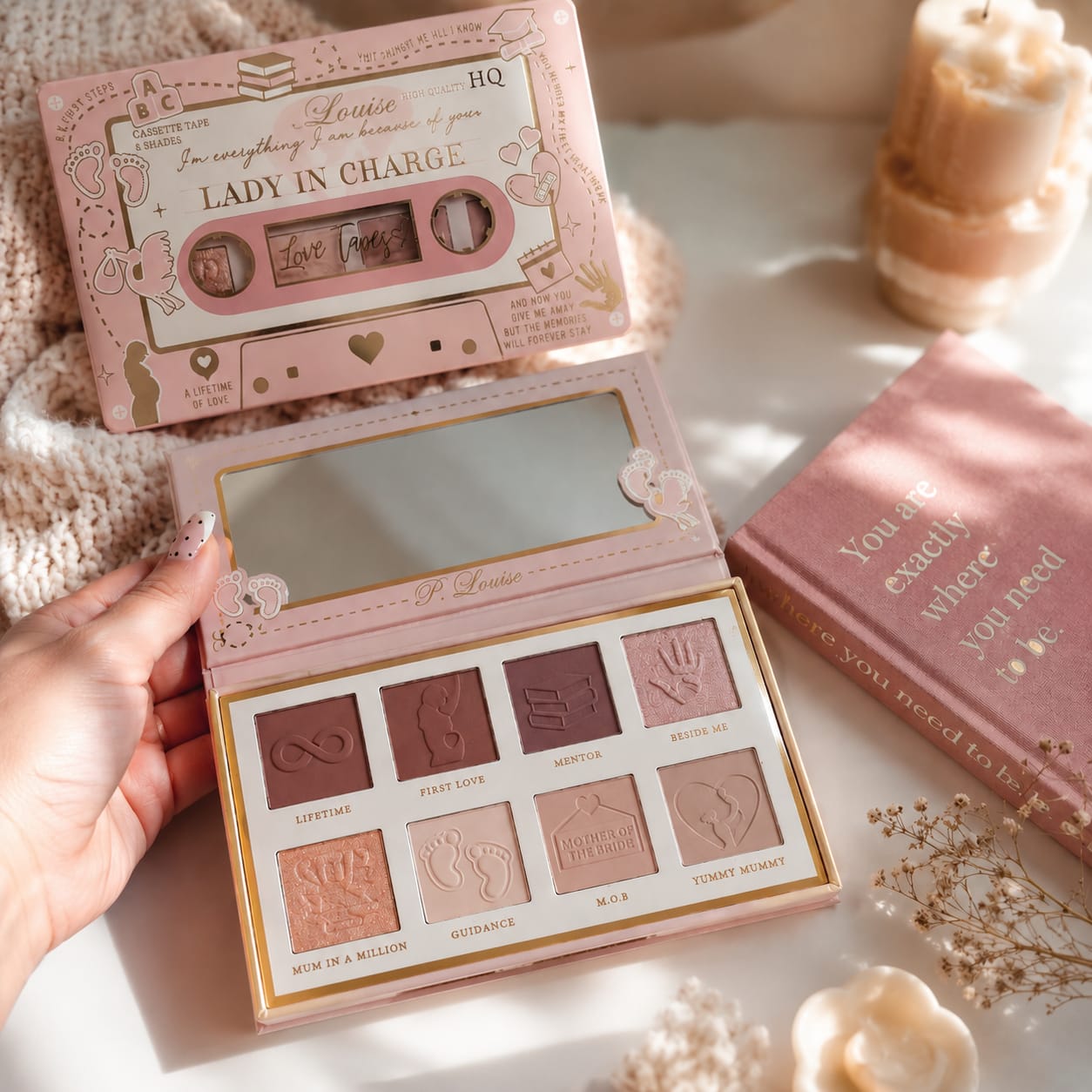 Customer photo review of Love Tapes Palette