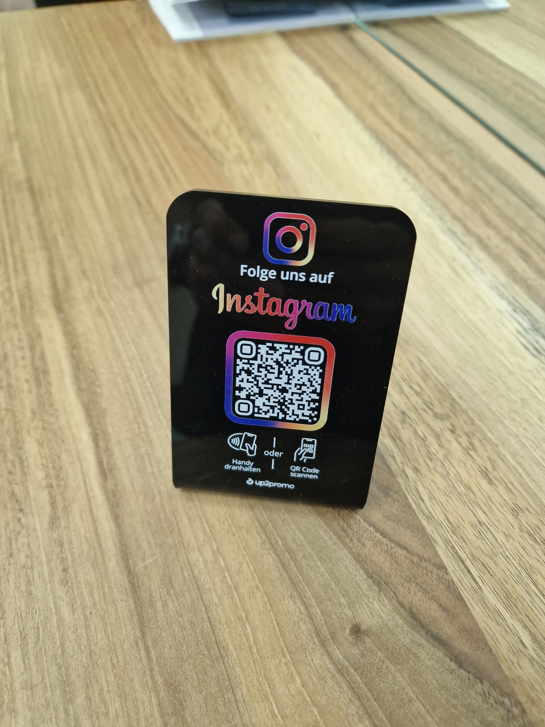 Customer photo review of Google Bewertung Aufsteller mit NFC & QR-Code