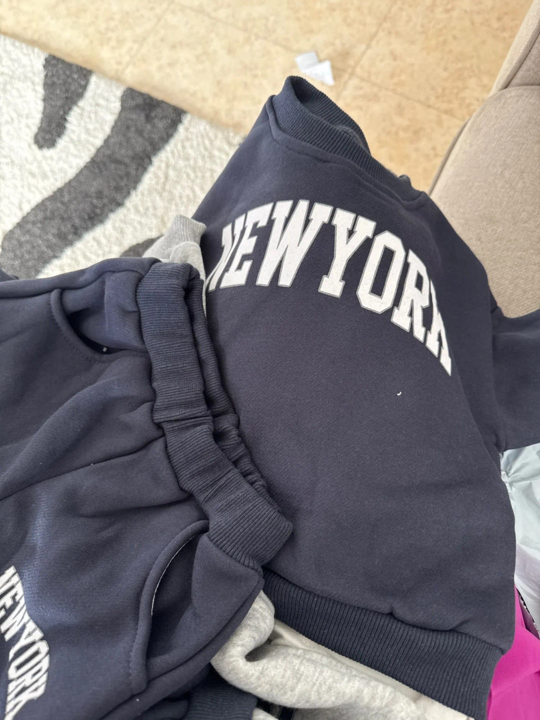 Customer photo review of New York Print Jogger Set