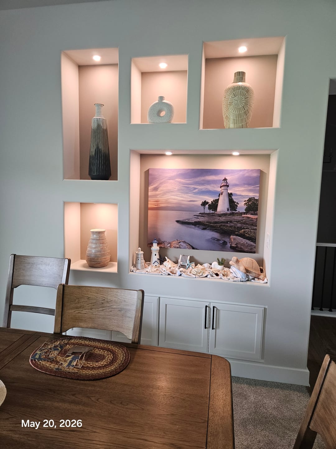 Customer photo review of Marblehead Lighthouse on Lake Erie Wall Art