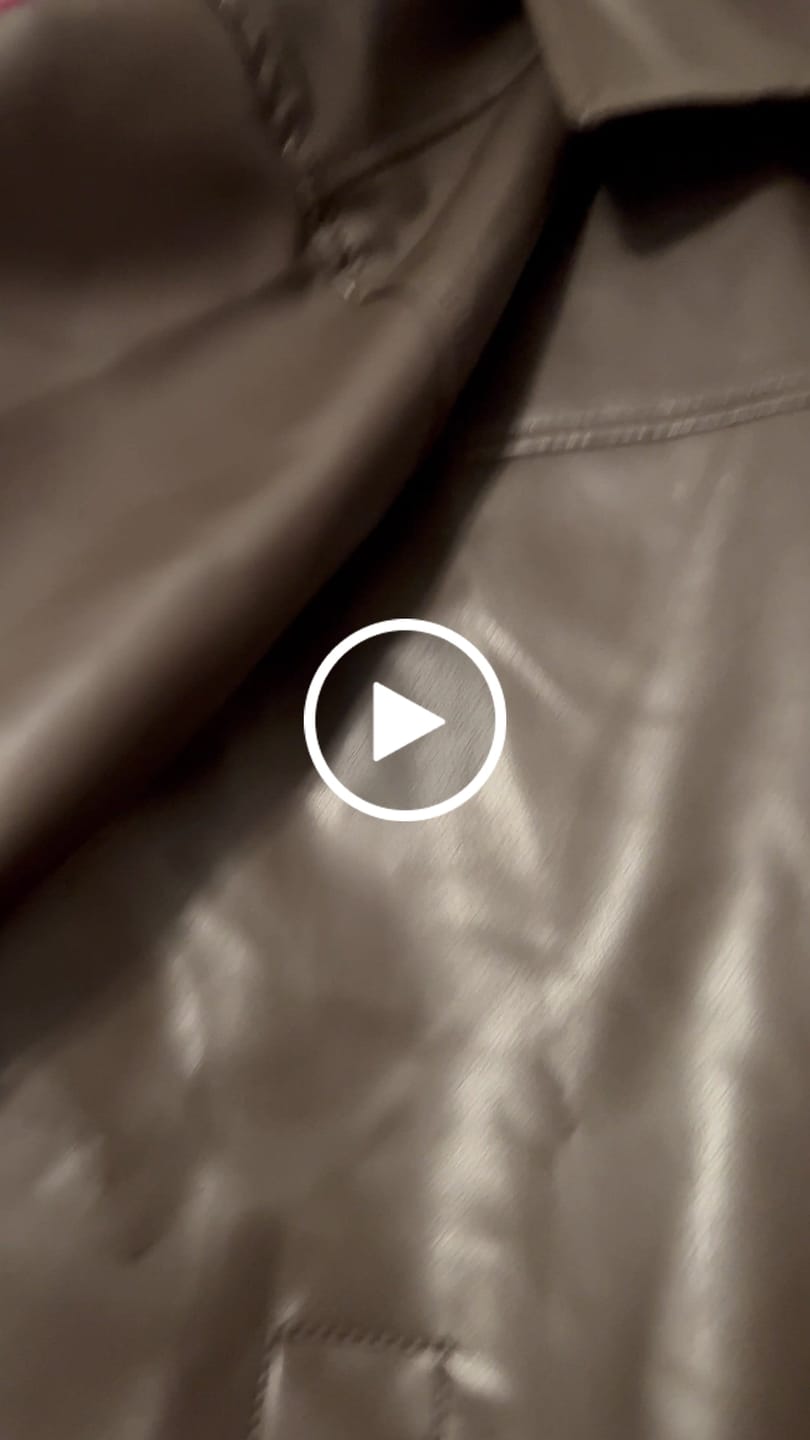 Customer video review of Aurora Vegan Leather Jacket