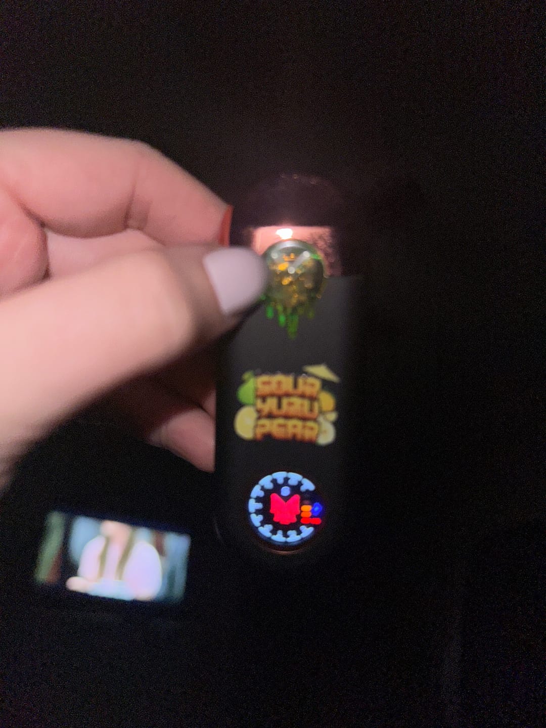 Customer photo review of Sour Yuzu Pear - Muha Meds Gen 3 Melted Diamonds Disposable 3.5G