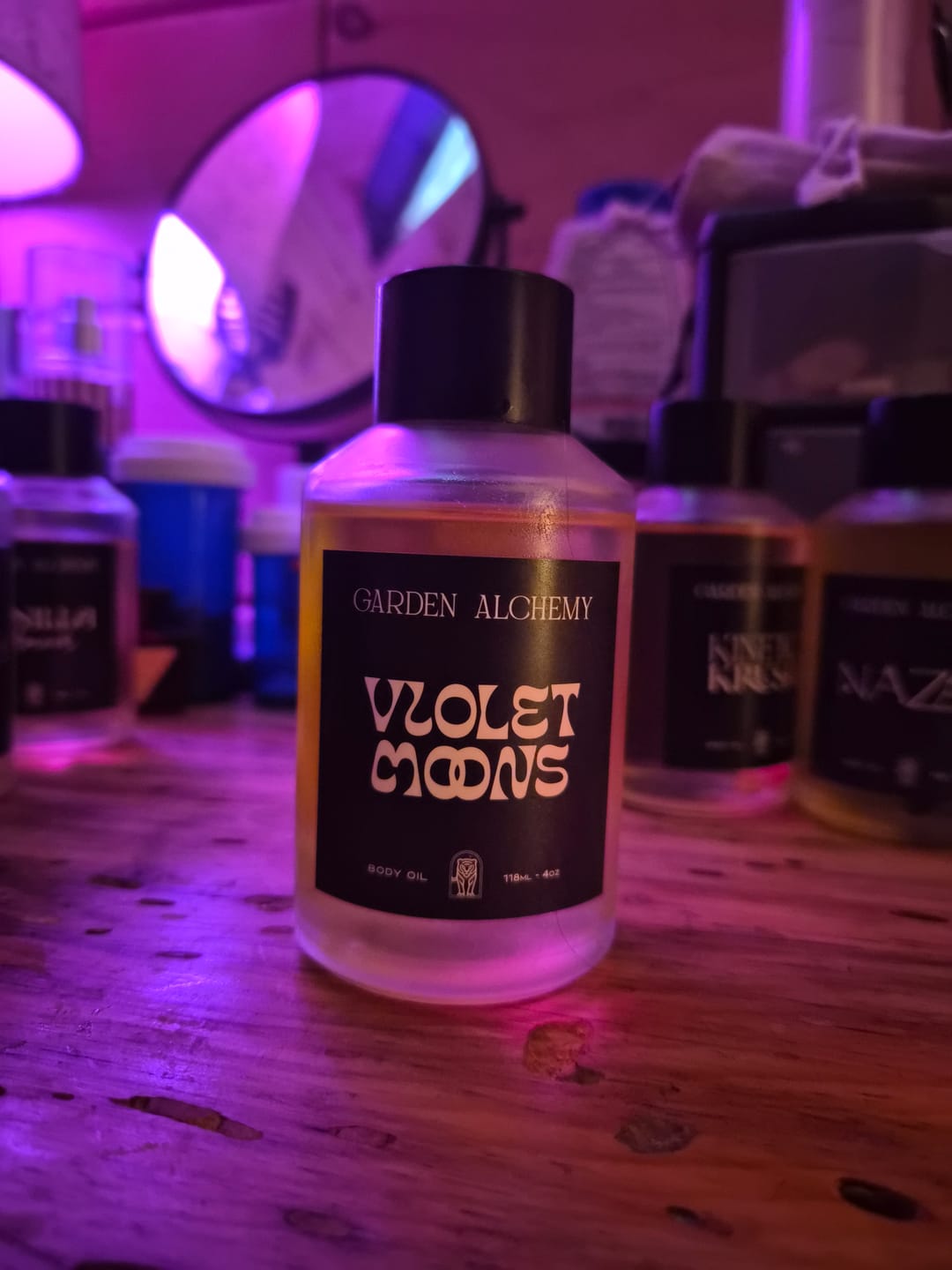 Customer photo review of VIOLET MOONS BODY OIL