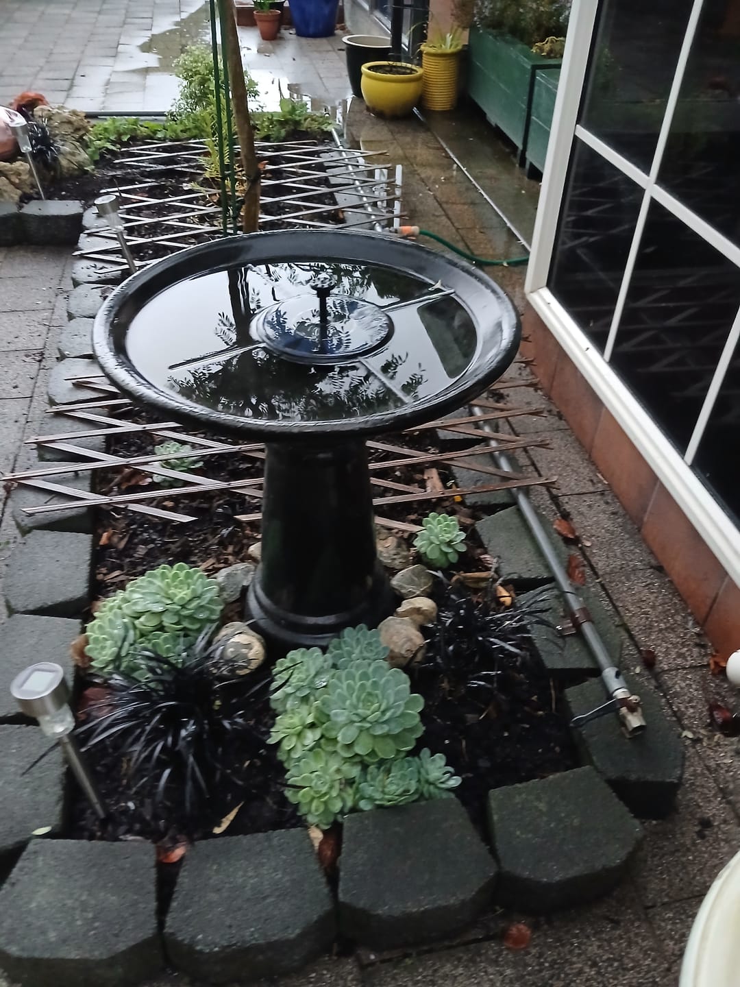 Customer photo review of AhiSpring™ | Solar Garden Fountain