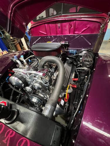 Customer photo review of Hose Bones Small Block Radiator Hose Kit (For 1-1/4" - 1-7/8" ID Hoses)