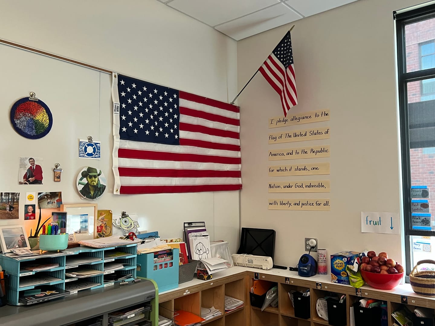 Customer photo review of Classroom Initiative 3' x 5 ' American Flag