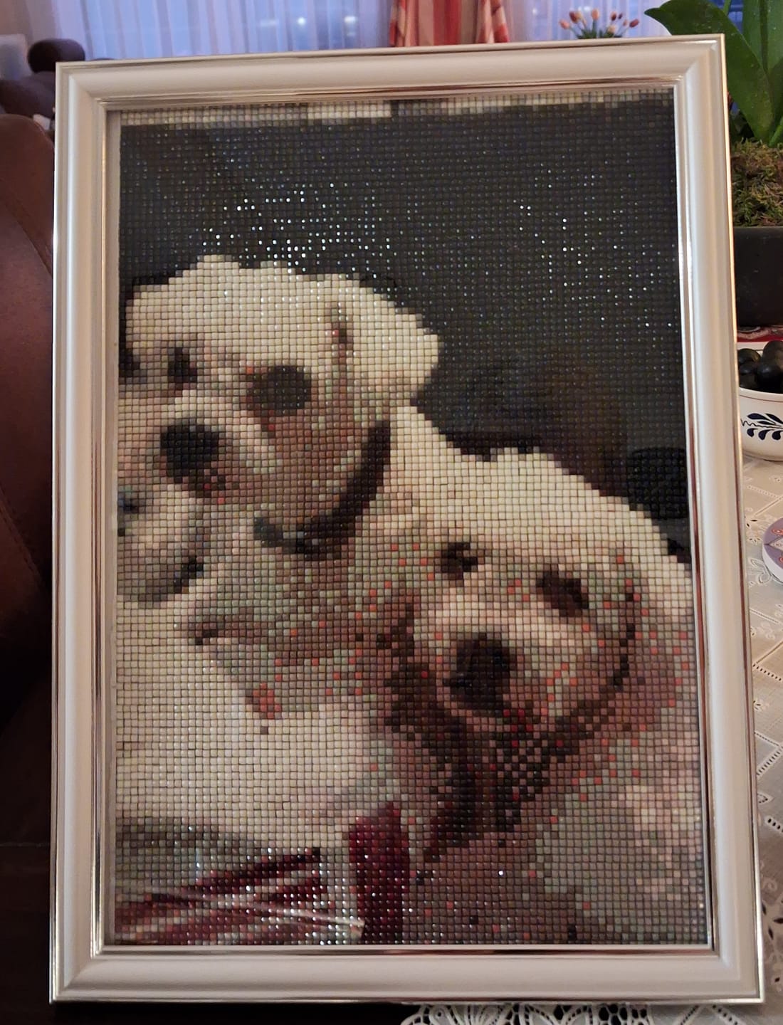 Customer photo review of Eigen Foto Diamond Painting